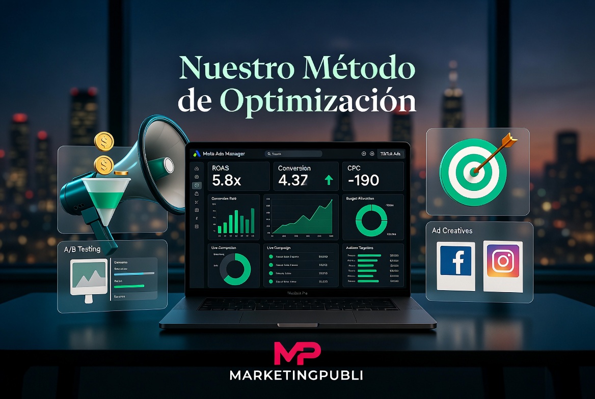 nuestro método de optimización MarketingPubli Marketing Digital