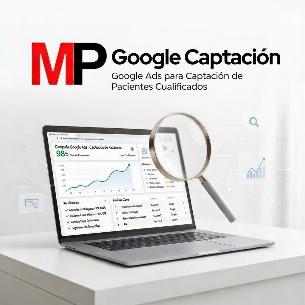 Publicidad Digital para Clínicas Estéticas en Google Ads para captación de pacientes cualificados