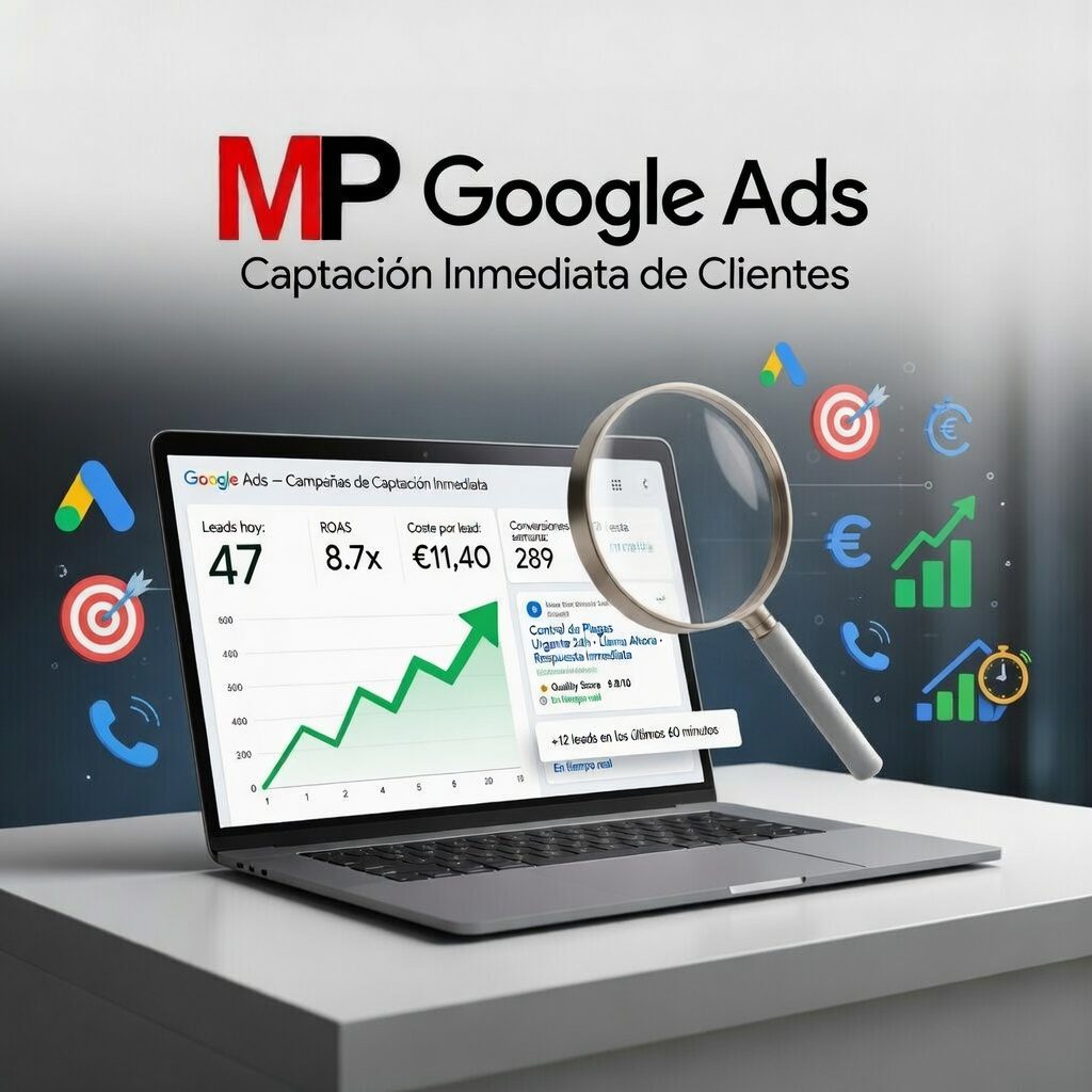 Google Ads para captación inmediata de clientes