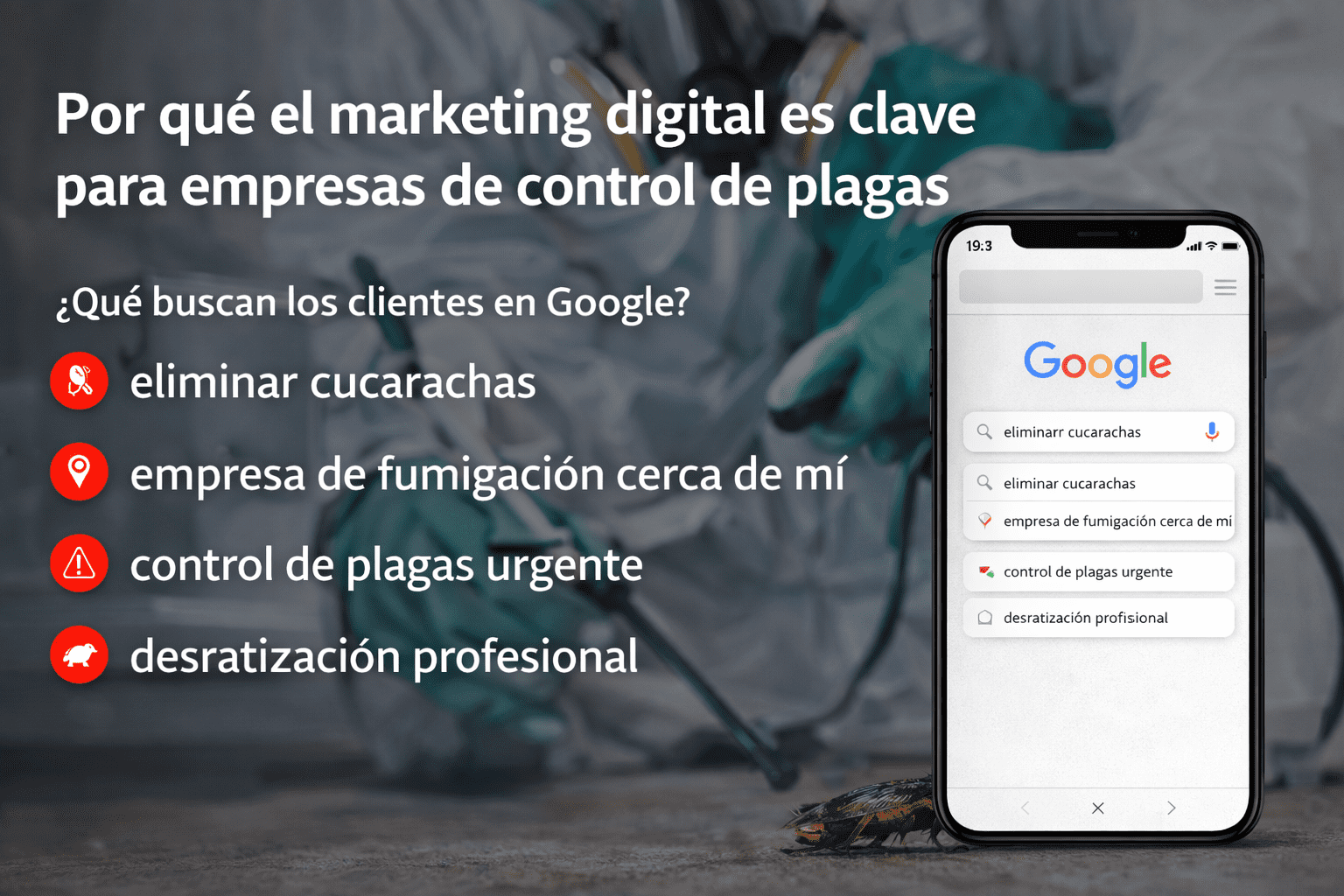 Por qué el marketing digital es clave para empresas de control de plagas