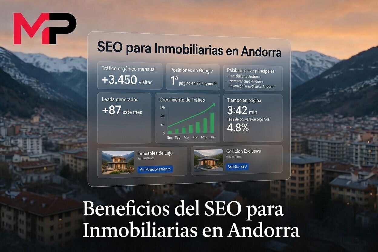 SEO Inmobiliarias Andorra  Posicionamiento y Captación